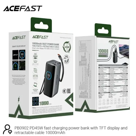 شاحن سفري ACEFAST PB0902