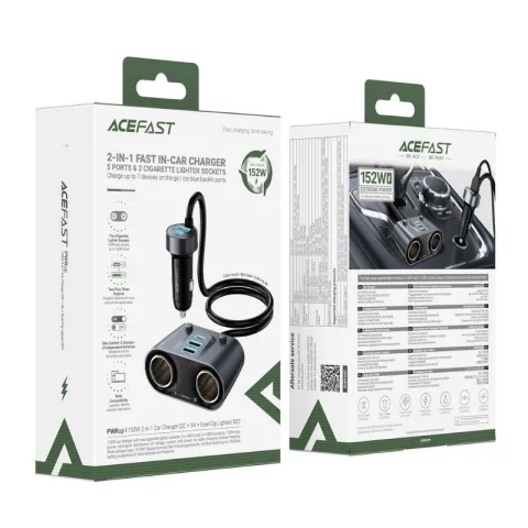 تقسيم شحن سيارة ACEFAST B22